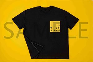 Knives Out Side Zip Big Silhouette T-Shirt w/Pocket (Anime Toy)