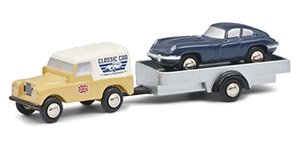 ピッコロ Land Rover JaguarE-Type搭載トレーラー付 (ミニカー)