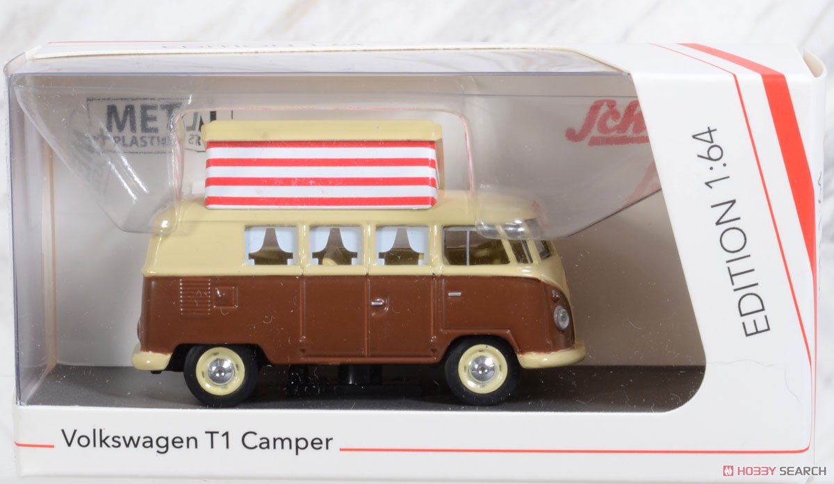 VW T1 Camper ベージュ/ブラウン (ミニカー) パッケージ1