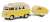 VW T1 Camper Yellow/Beige w/Trailer (Diecast Car) Item picture1