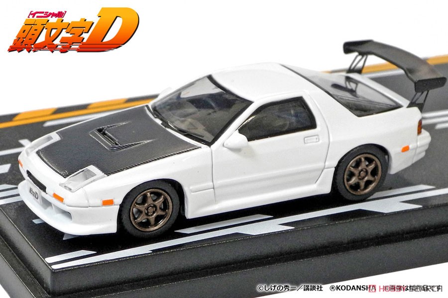 Initial D Set Vol.2 Ryosuke Takahashi RX-7 (FC3S) & Rin Hojo Skyline GT-R (BNR32) (Diecast Car) Item picture5