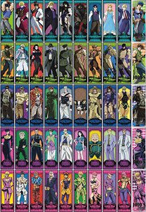 JoJo`s Bizarre Adventure the Animation Long Sticker (Set of 20) (Anime Toy)