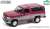Artisan Collection - 1996 Ford Bronco XLT - Burgundy and Silver with Gray Interior (Diecast Car) Item picture1