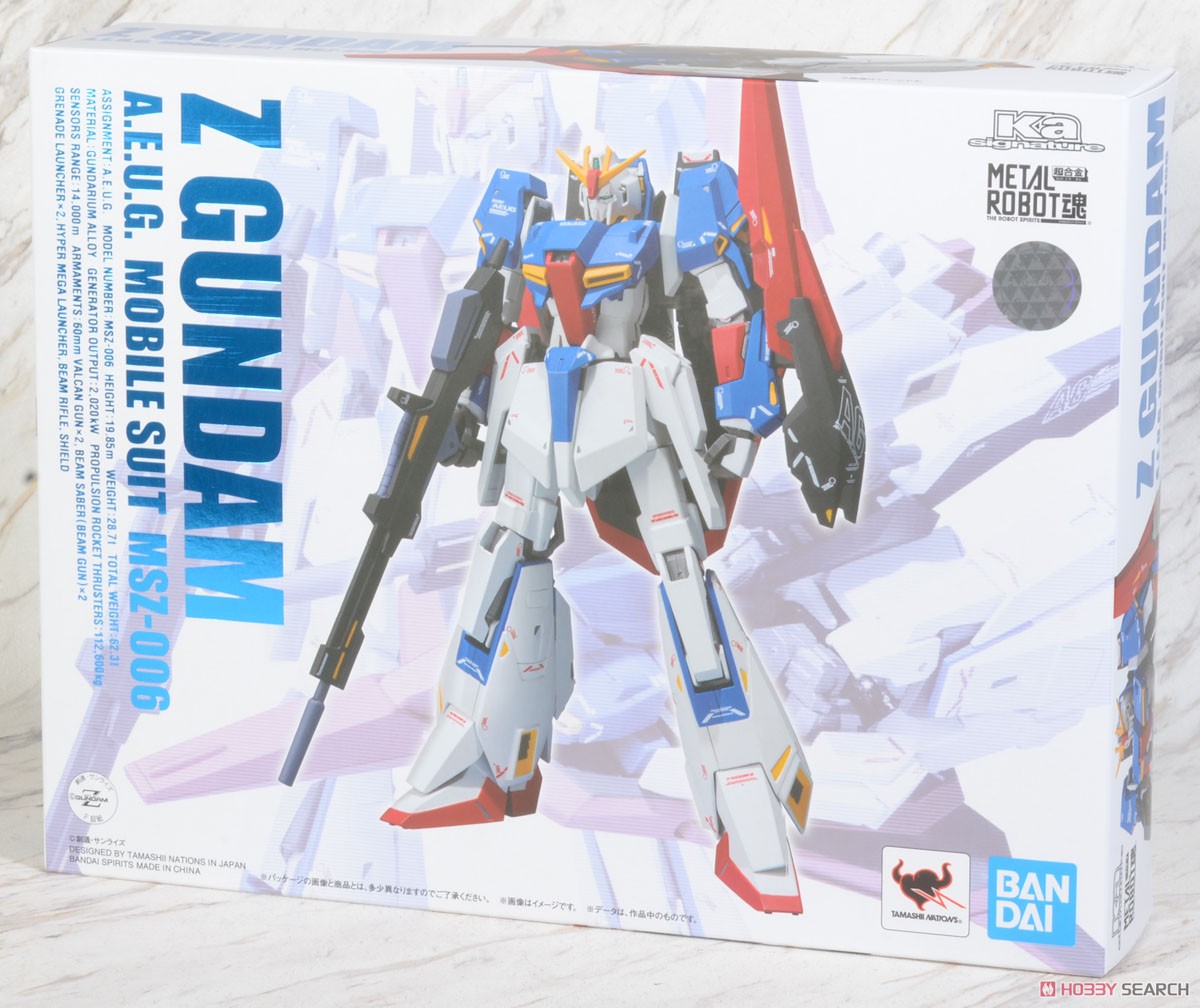 METAL ROBOT魂 (Ka signature) ＜ SIDE MS ＞ Zガンダム (完成品) パッケージ1