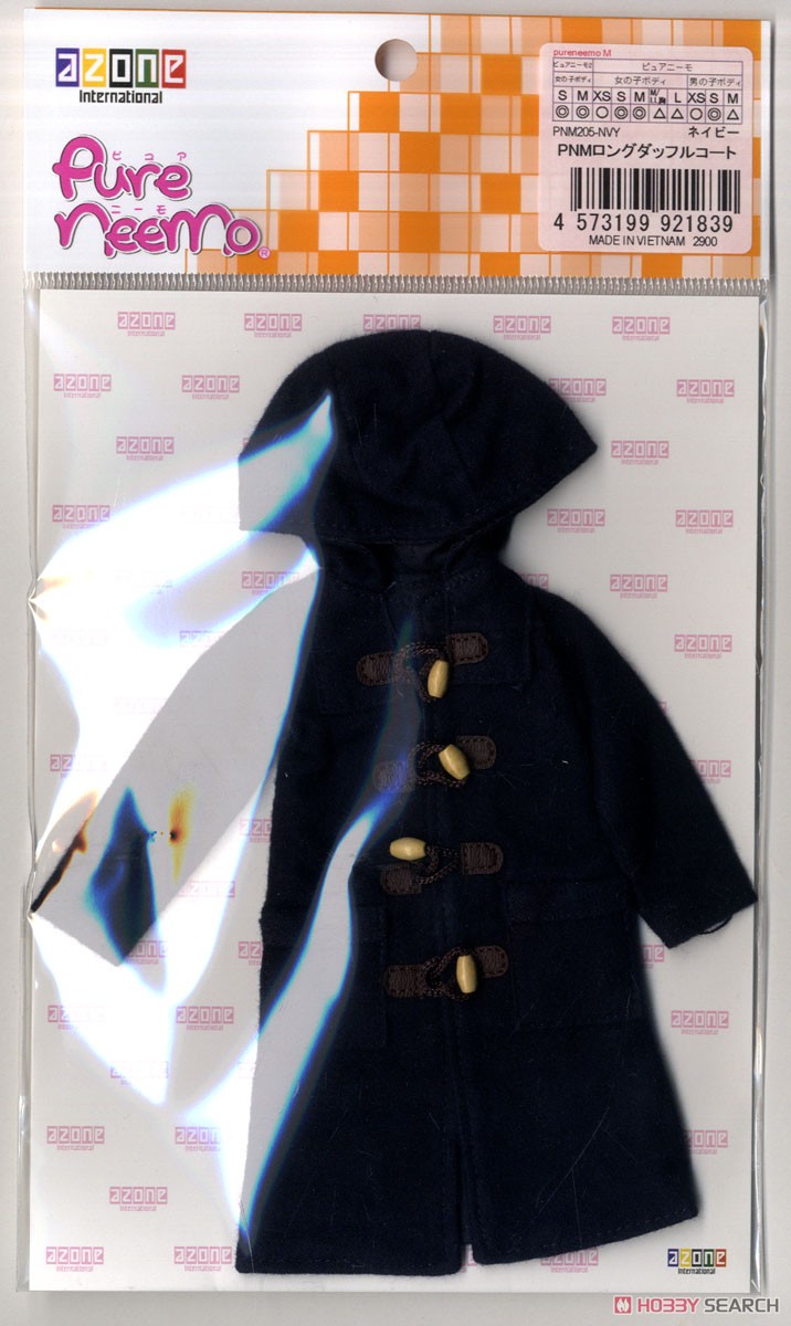 PNM Long Duffle Coat (Navy) (Fashion Doll) Item picture2