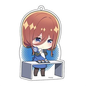 The Quintessential Quintuplets Season 2 Big Acrylic Key Ring Miku Nakano (Anime Toy)