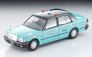 TLV-N219c Toyota Crown Sedan Green-Cab Taxi (Diecast Car)