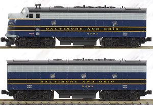 EMD F7A/B ボルチモア・アンド・オハイオ #4503, 5493 (2両セット) ★外国形モデル (鉄道模型)
