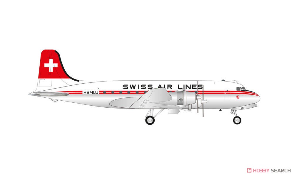 スイス航空 Swiss Air Lines Douglas DC-4 - HB-ILU `Unterwalden` (完成品飛行機) その他の画像1