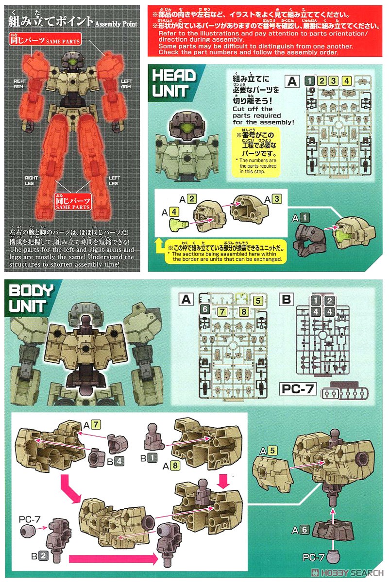 30MM eEXM-21 ラビオット [グリーン] (プラモデル) 設計図1