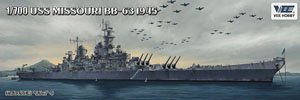 米海軍 戦艦 ミズーリ BB-63 1945年 「通常版」 (プラモデル)