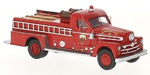 (HO) シーグレイブ 750 消防車 1958 (鉄道模型)