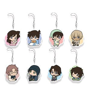 Detective Conan Chokokawa Acrylic Strap [Good Night Time] (Set of 8) (Anime Toy)