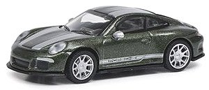 ポルシェ 911R(991) M・ダークグリーン (ミニカー)