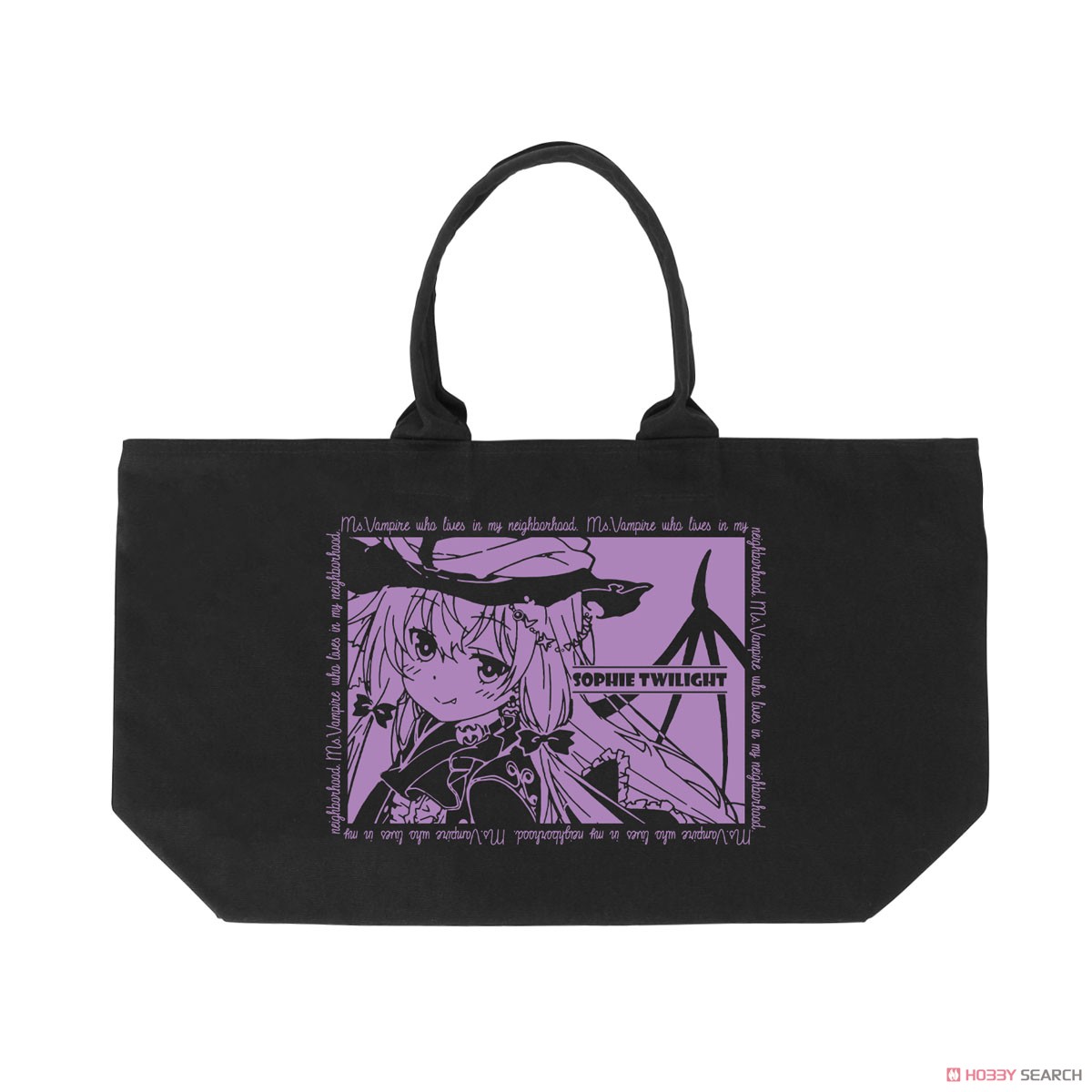 Ms. Vampire who Lives in My Neighborhood. Especially Illustrated Sophie Twilight Halloween Ver. Big Zip Tote Bag (Anime Toy) Item picture2