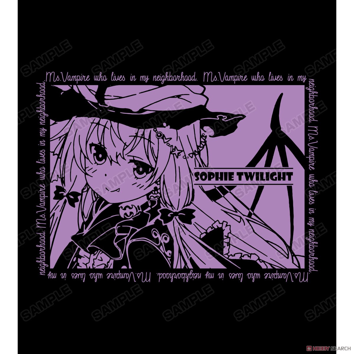 Ms. Vampire who Lives in My Neighborhood. Especially Illustrated Sophie Twilight Halloween Ver. Big Zip Tote Bag (Anime Toy) Item picture5