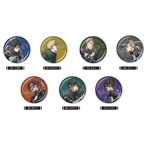 Attack on Titan Metallic Can Badge (Set of 7) (Anime Toy)