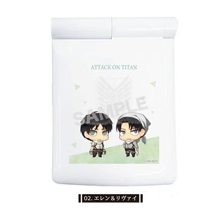 Attack on Titan Lighting Miror 02 Eren & Levi (Anime Toy)