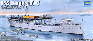 アメリカ海軍 水上機母艦 AV-3 ラングレー (プラモデル)