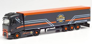 (HO) ルノー T 可動式床セミトレーラー `Jack Janssen` (鉄道模型)