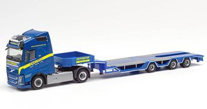 (HO) ボルボ FH Gl. ゴールドホッファー 低床セミトレーラー `Heermann / Gescher` (鉄道模型)
