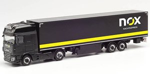 (HO) DAF XF SSC カーテンサイダーセミトレーラー `Gaida Transporte / NOX` (鉄道模型)