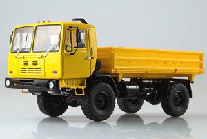 KAZ-4540 Flat Body Truck Yellow (Diecast Car)