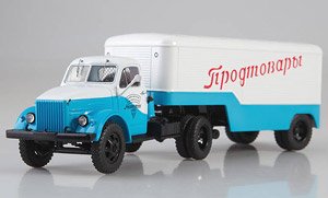 GAZ-51P PAZ-744トレーラー付 (ミニカー)