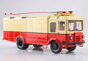 トロリーバストラック TG-3 レッドクリーム (ミニカー)