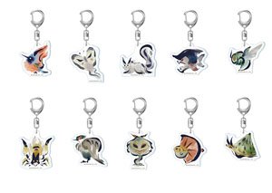 Monster Hunter Rise Pets Icon Acrylic Mascot Collection (Set of 10) (Anime Toy)