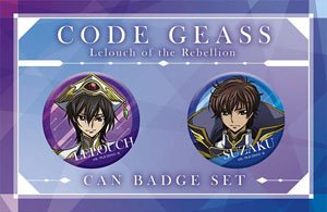 Code Geass Lelouch of the Rebellion [Especially Illustrated] Can Badge Set (Anime Toy)