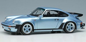 Porsche 930 turbo 1988 メタリックライトブルー (ボディカラーホイール) (ミニカー)