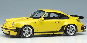 Porsche 930 turbo 1988 Speed Yellow (Silver Wheel) (Diecast Car)
