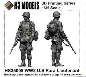 WWII US Second Lieutnant (Plastic model)