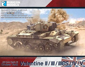 Valentine Mk.II/III/IIICS/IV/V(Plastic model)