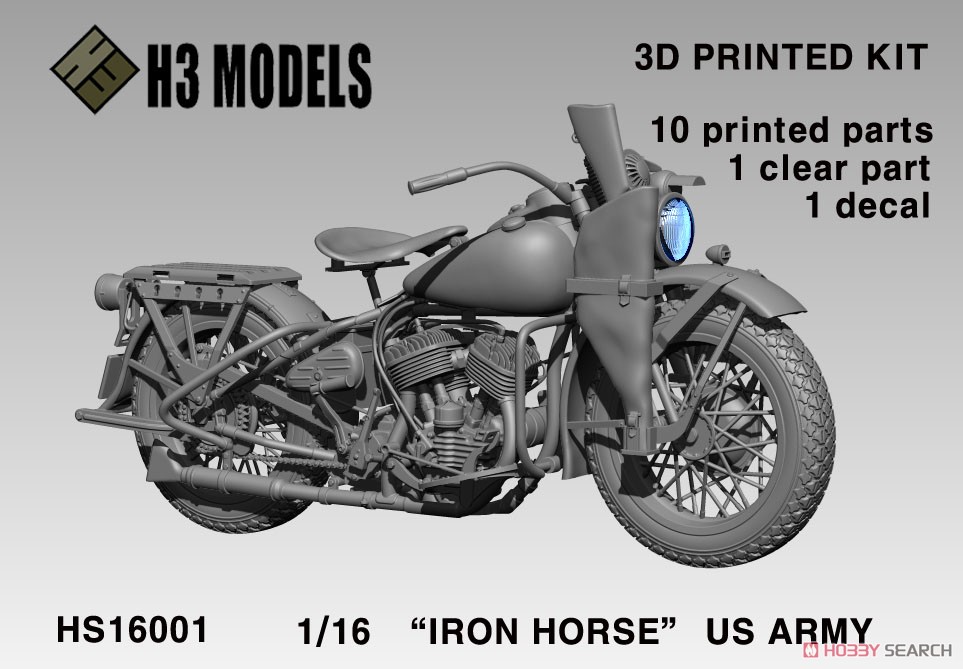 WWII アメリカ陸軍軍用バイク「アイアンホース」 (プラモデル) その他の画像1