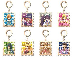 Suppose a Kid From the Last Dungeon Boonies Moved to a Starter Town Stamp Style Metal Key Ring (Set of 8) (Anime Toy)