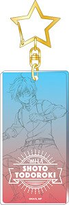 My Hero Academia Acrylic Key Ring Battle (Rough Illustration) Todoroki (Anime Toy)