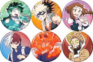 My Hero Academia Chara Badge Collection Battle (Set of 6) (Anime Toy)