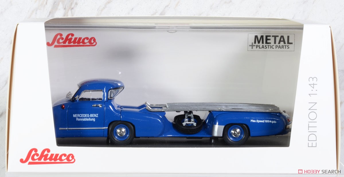 Mercedes Benz Race Transporter blue (ミニカー) パッケージ1