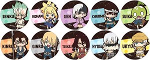Dr. Stone Trading Can Badge (Set of 10) (Anime Toy)