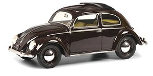 VW プレッツェル ビートル ルーフ付 ダークレッド (ミニカー)
