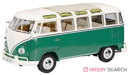 VW T1b サンバ グリーン/ホワイト (ミニカー) 商品画像1