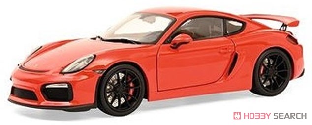 Porsche Cayman GT4 Red (Diecast Car) Item picture1