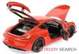 Porsche Cayman GT4 Red (Diecast Car) Item picture2