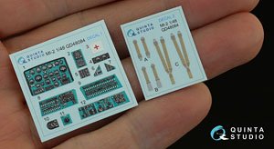 Mi-2 Hoplite 3D-Printed & Coloured Interior on Decal Paper (for Aeroplast kit) (Plastic model)