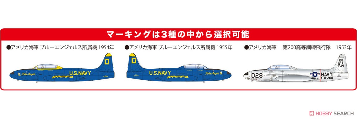 アメリカ海軍練習機 TV-2 シューティングスター `ブルーエンジェルス` (プラモデル) 塗装2