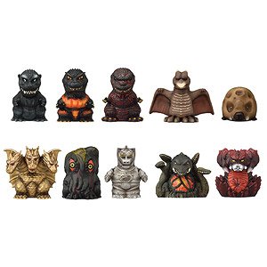 Godzilla Sofvi Puppet Mascot (Set of 10) (Anime Toy)