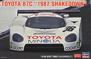 トヨタ 87C `1987 シェイクダウン` (プラモデル)