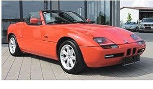 BMW Z1 Roadster Open Red (Diecast Car)